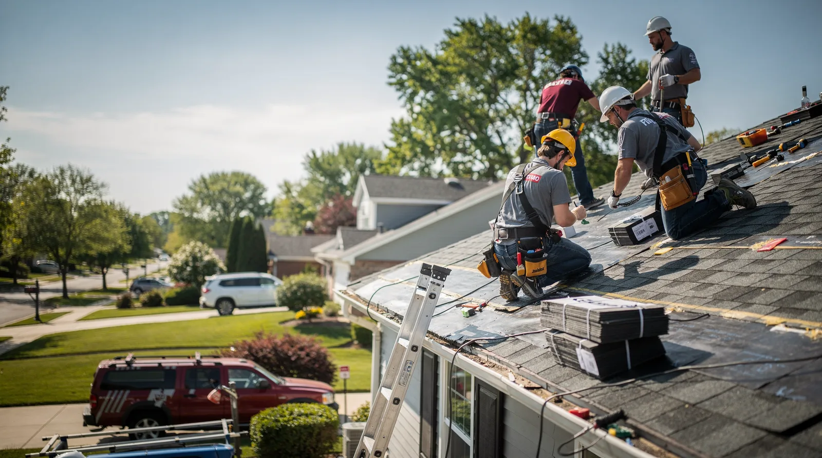 Roof Repair in Gibson City, IL around you